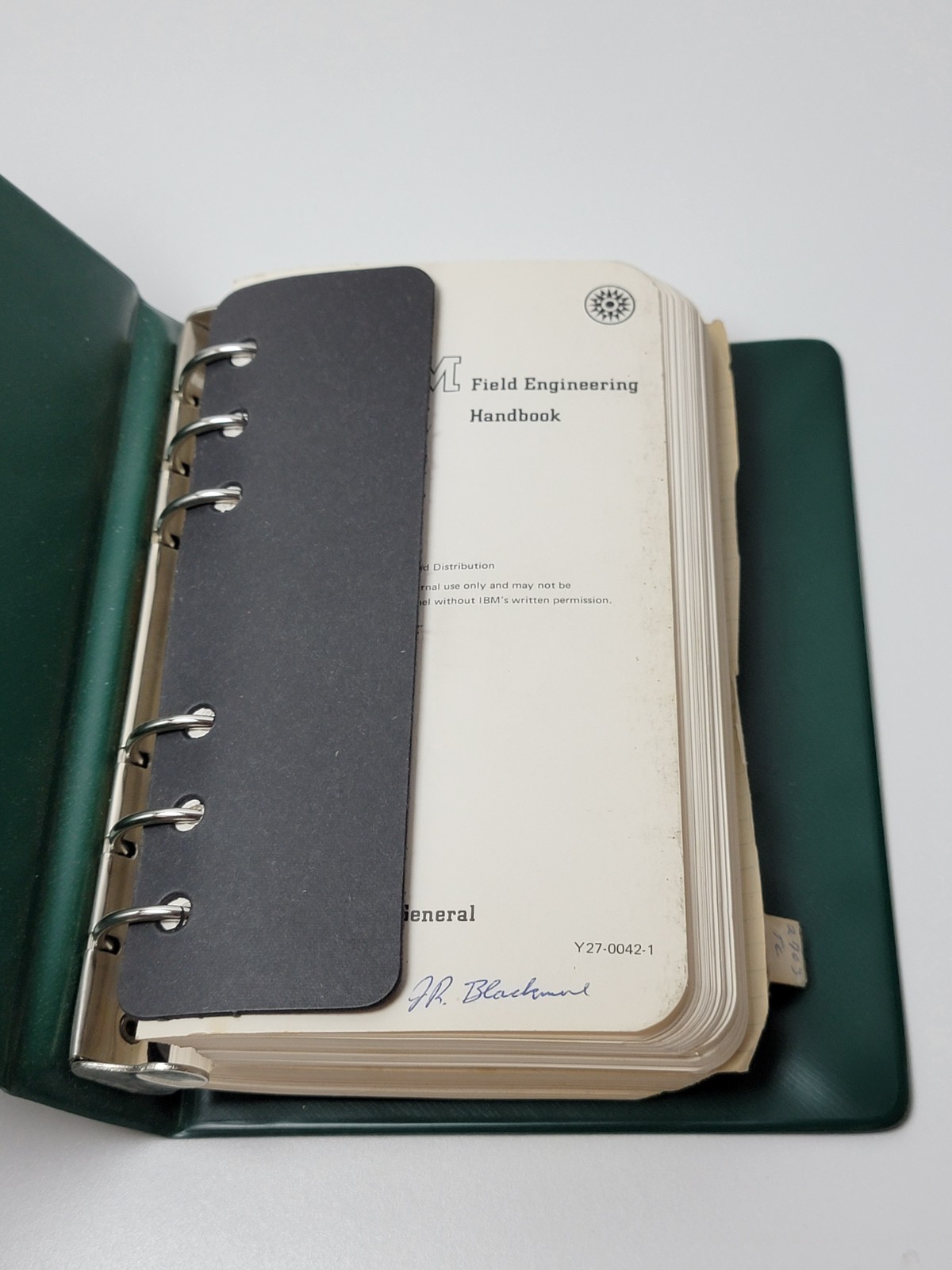 1969 IBM Field Engineering Manual Employee Handbook