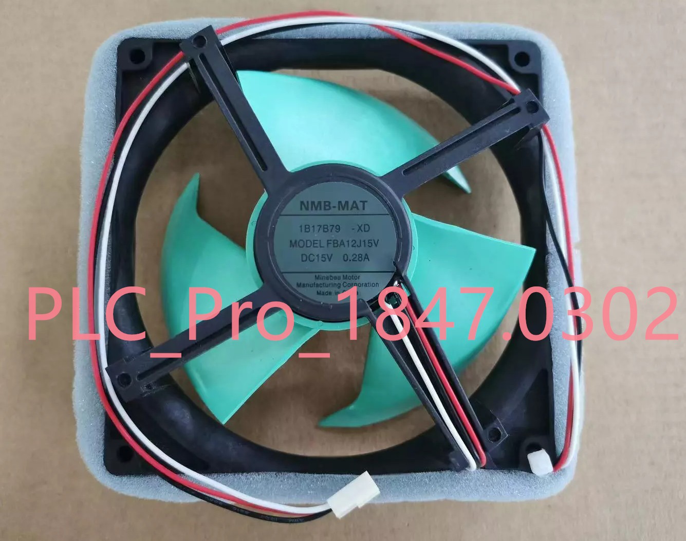 FBA12J15V 1PCS NEW NMB-MAT FBA12J15V Cooling fan 15V 0.28A 3pin  Fast delivery