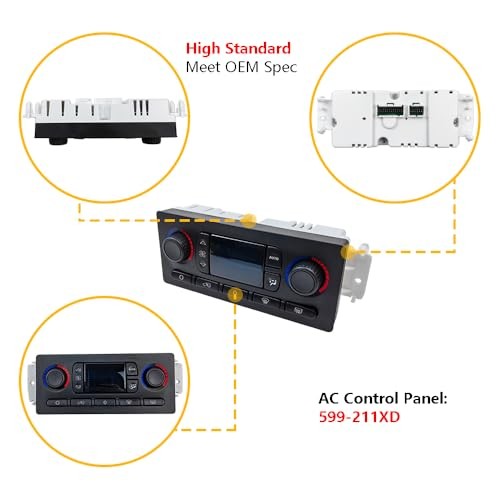 A/C Heater Climate Control Module Panel Switch | Fit for Chevy 599-211XD