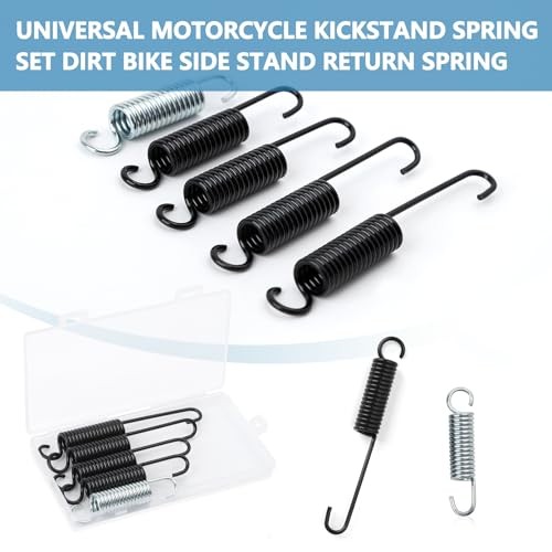5Pcs Motorcycle Side Stand Spring in Heavy Spring Steel Material,Overall