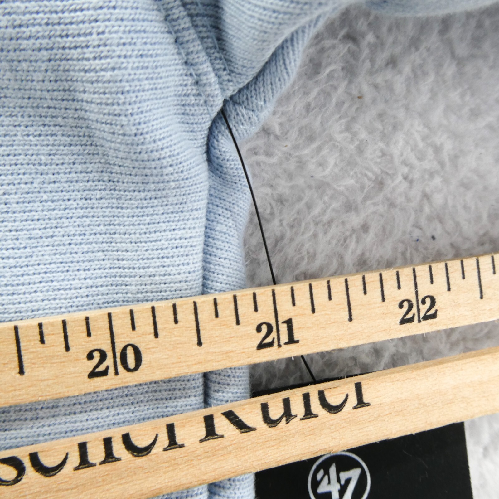 Auburn Tigers Hoodie Mens Small Medium '47 Brand Light Blue Pullover Sweatshirt