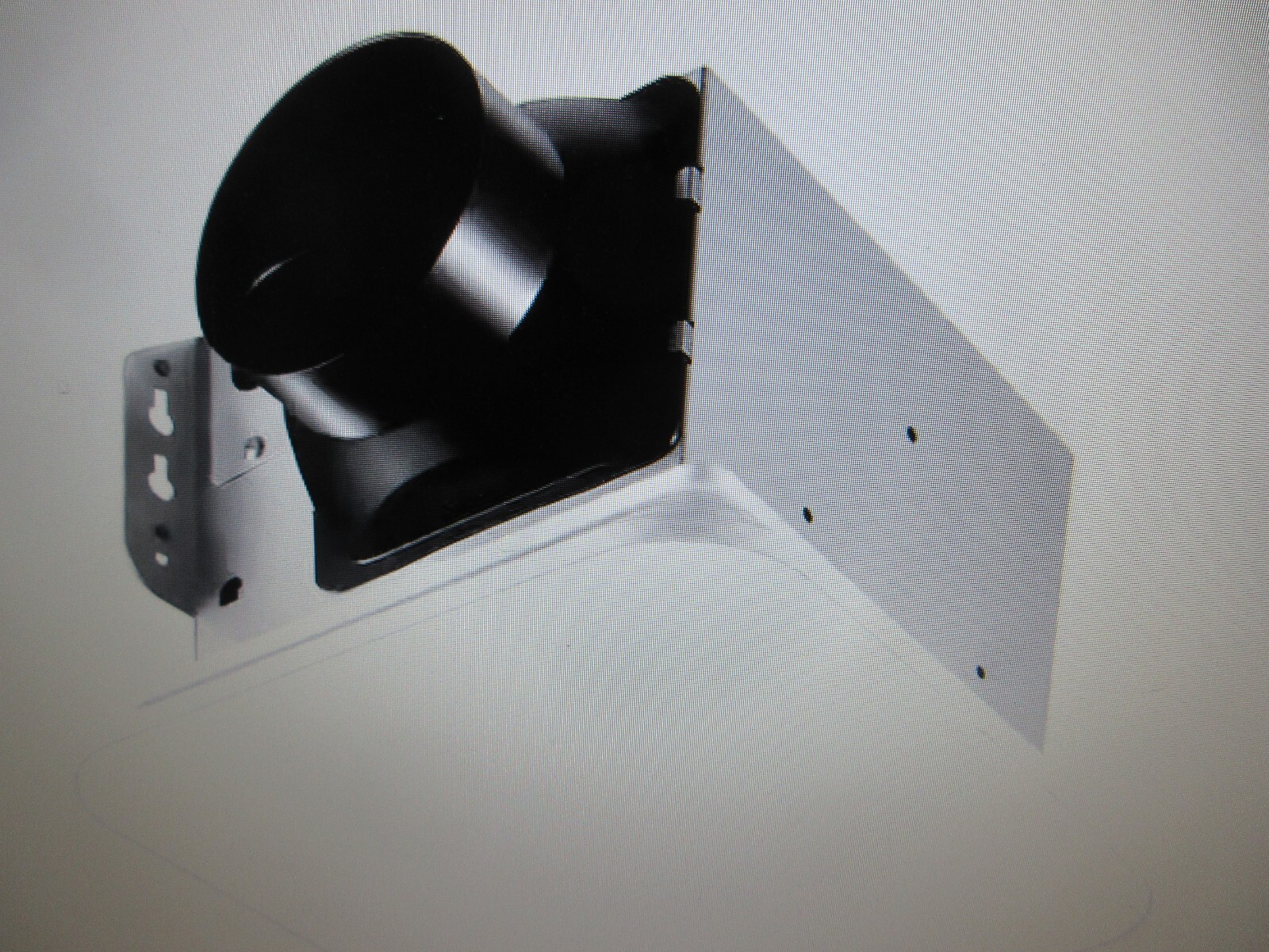 Cadeninc 110 CFM Ceiling Mount Bathroom Exhaust Ventilation Fan with Light White