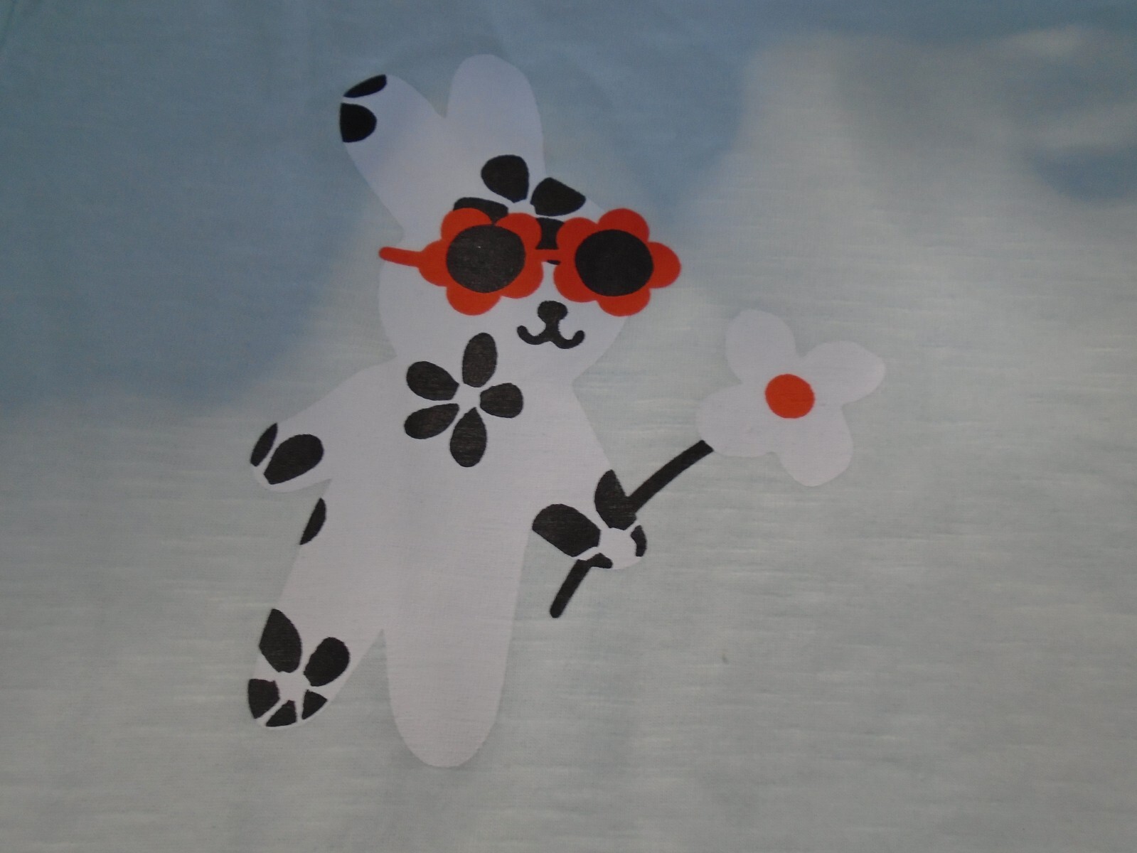 TINY CITIZEN BUYBUYBABY Light Blue Bunny Rabbit Shirt OEKO-TEX Organic NB-4T