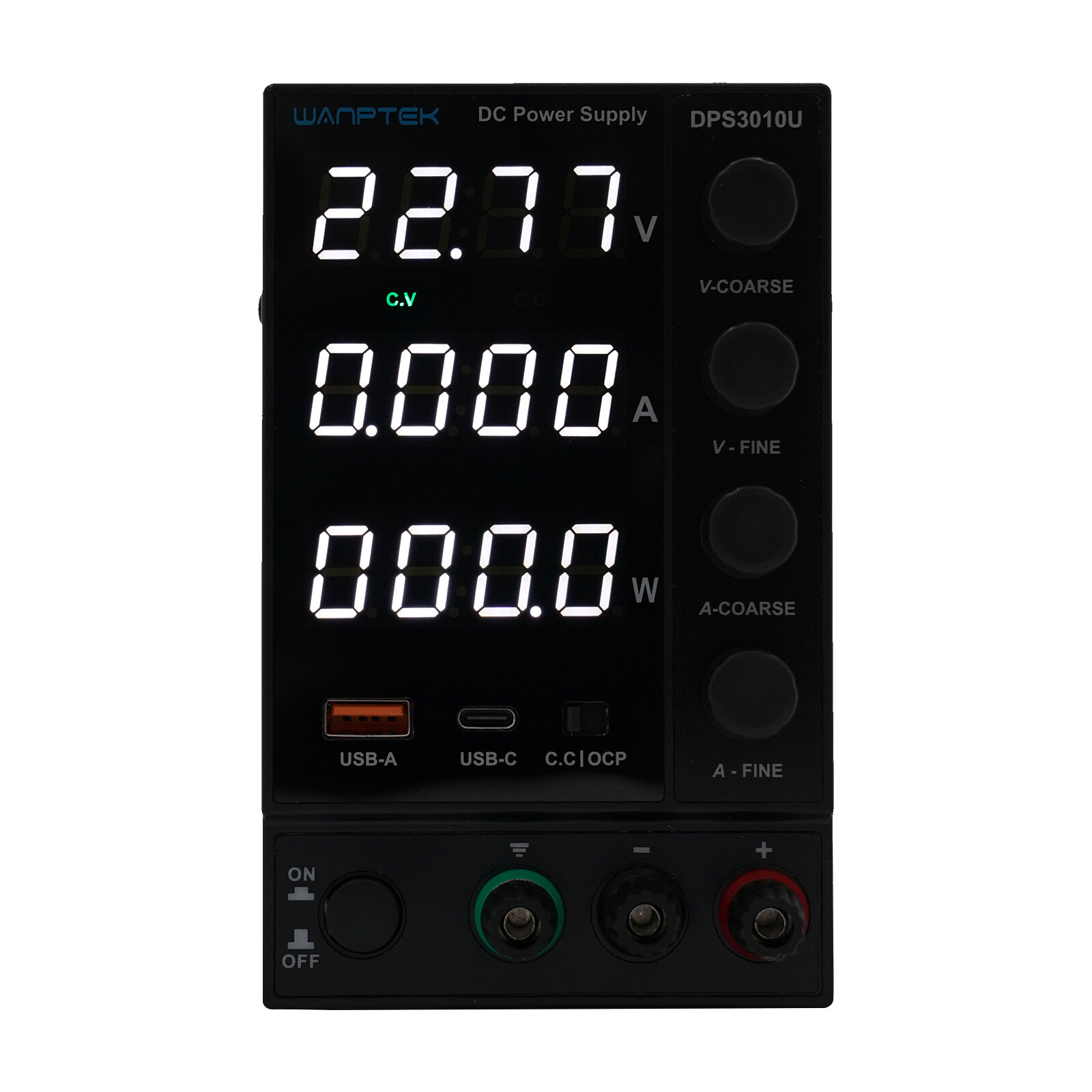 DC 0-30V 0-10A Power Supply Lab Variable Adjustable Regulated Bench Switching