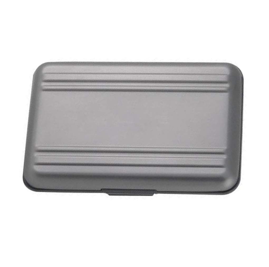 Slinger Digital Storage Aluminum Case for Eight SD/MMC Secure silver