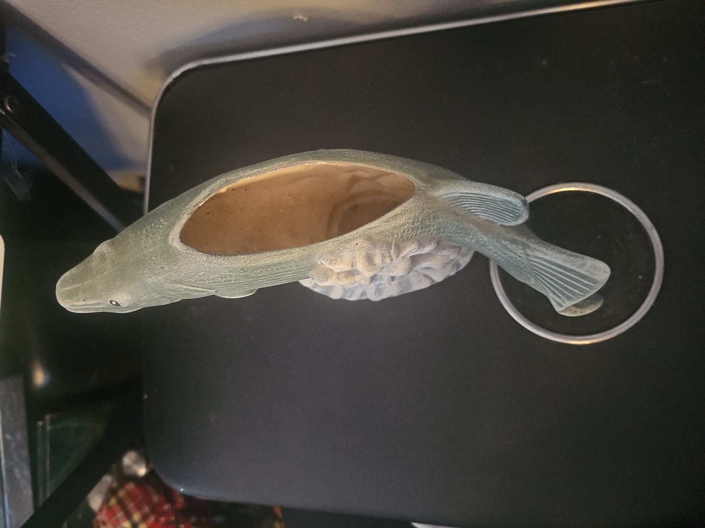 retro ceramics fish plante