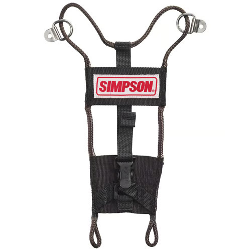 Simpson Racing RHDCS Chin Strap - Hybrix X - Double Strap - "W" - Each