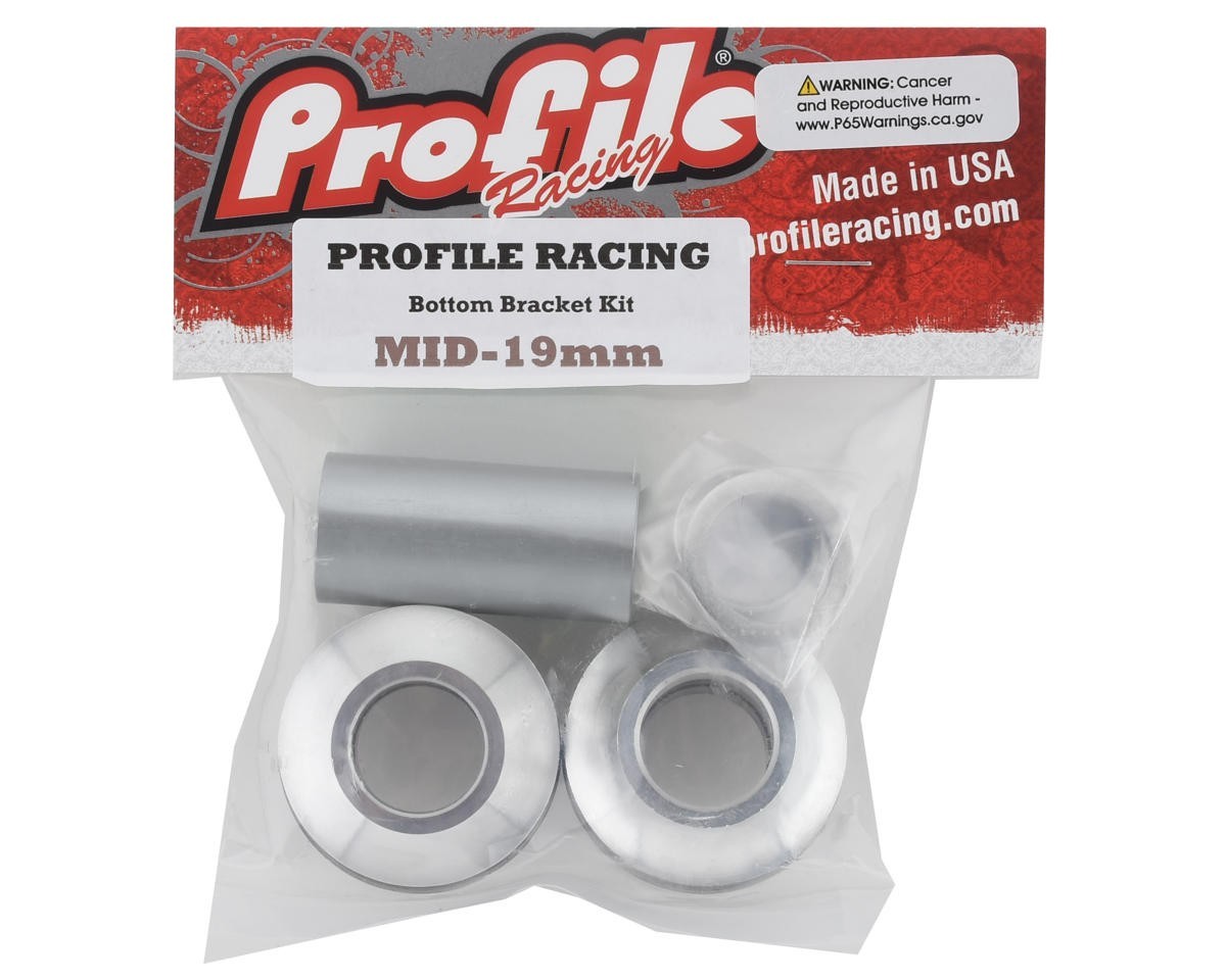 Profile BMX  MID Bottom Bracket 19mm Polish Wheelie SE GT Crank Bearings