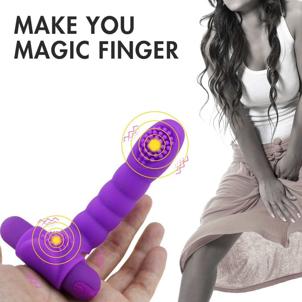 Clit Vibrator Dildo Finger Vibrating Banger G-spot Massager Sex Toys for Women