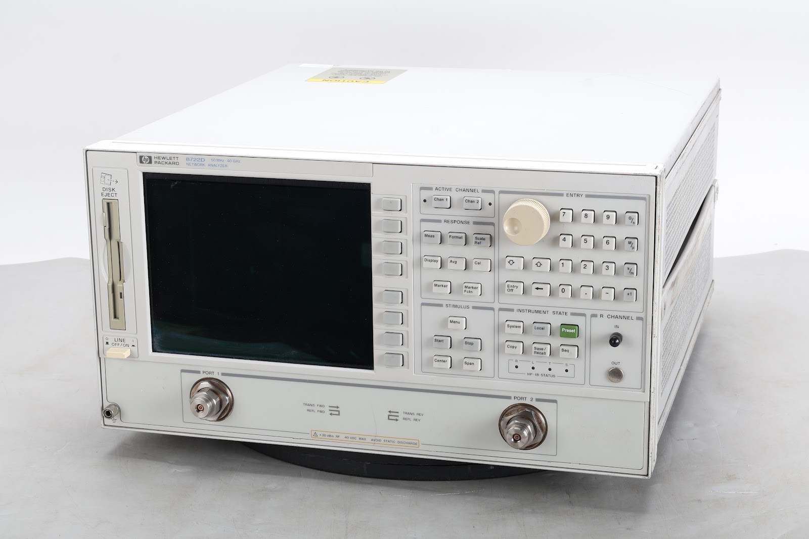 HP 8722D 50 MHz to 40 GHz Microwave Vector Network Analyzer Options 010 and 089