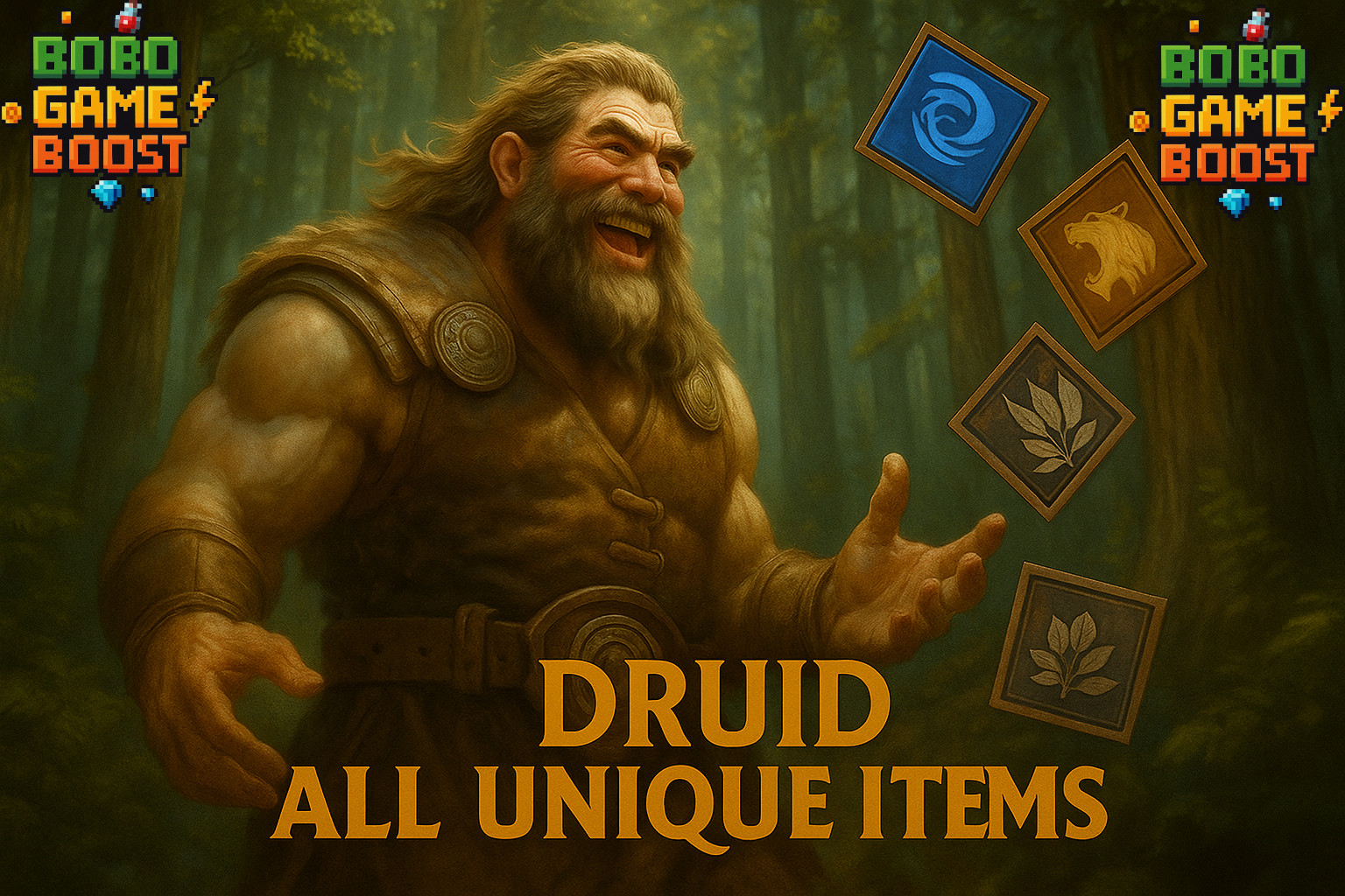 DIABLO 4🔥NEW SEASON🔥‍‍‍‍‍‍‍‍‍‍‍‍‍‍‍🌿Druid Unique Items🌿