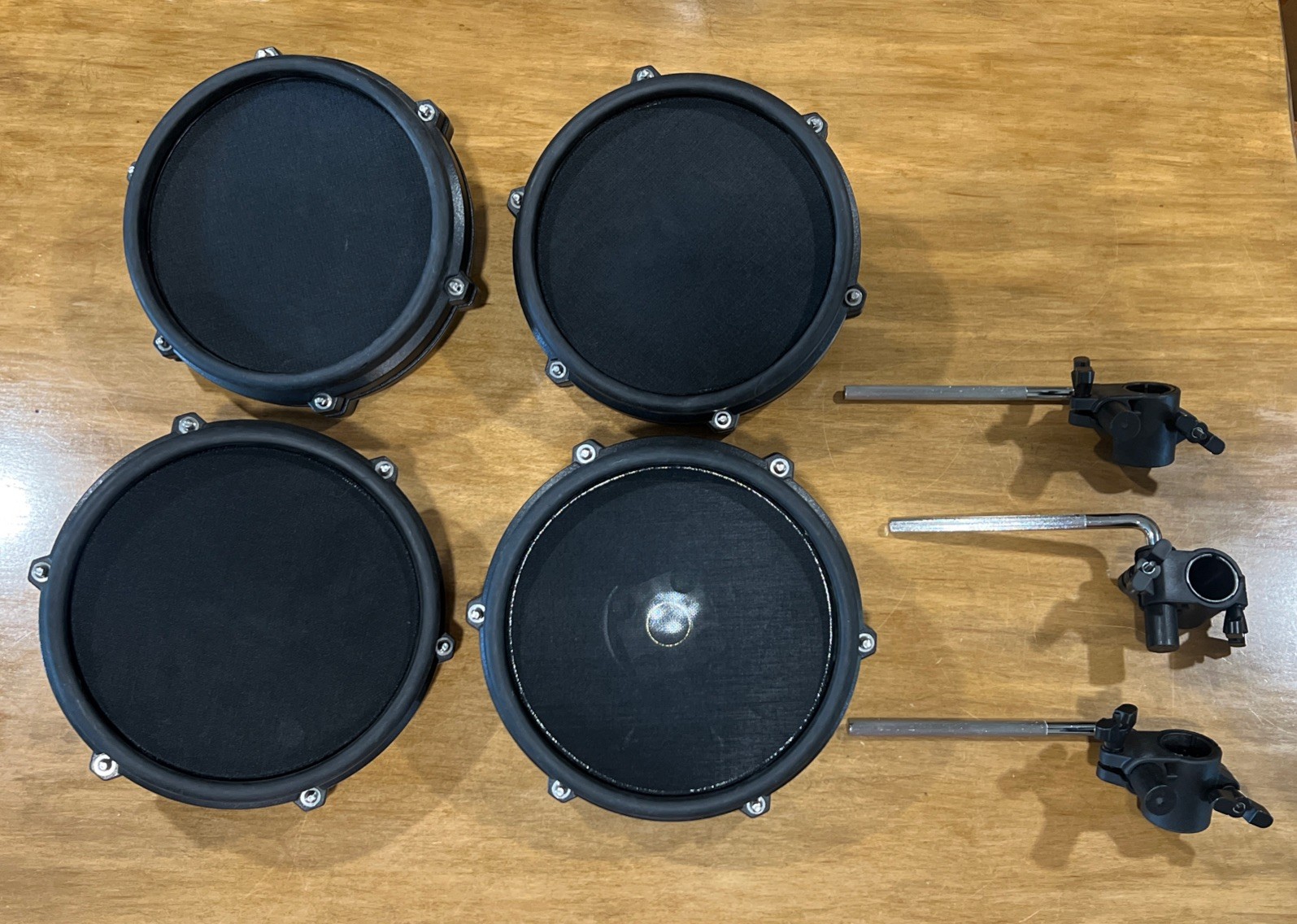 Lot of 4 Alesis Nitro DM7X Electronic Drum 3- 8” Toms + 1 Snare  Mesh Pad