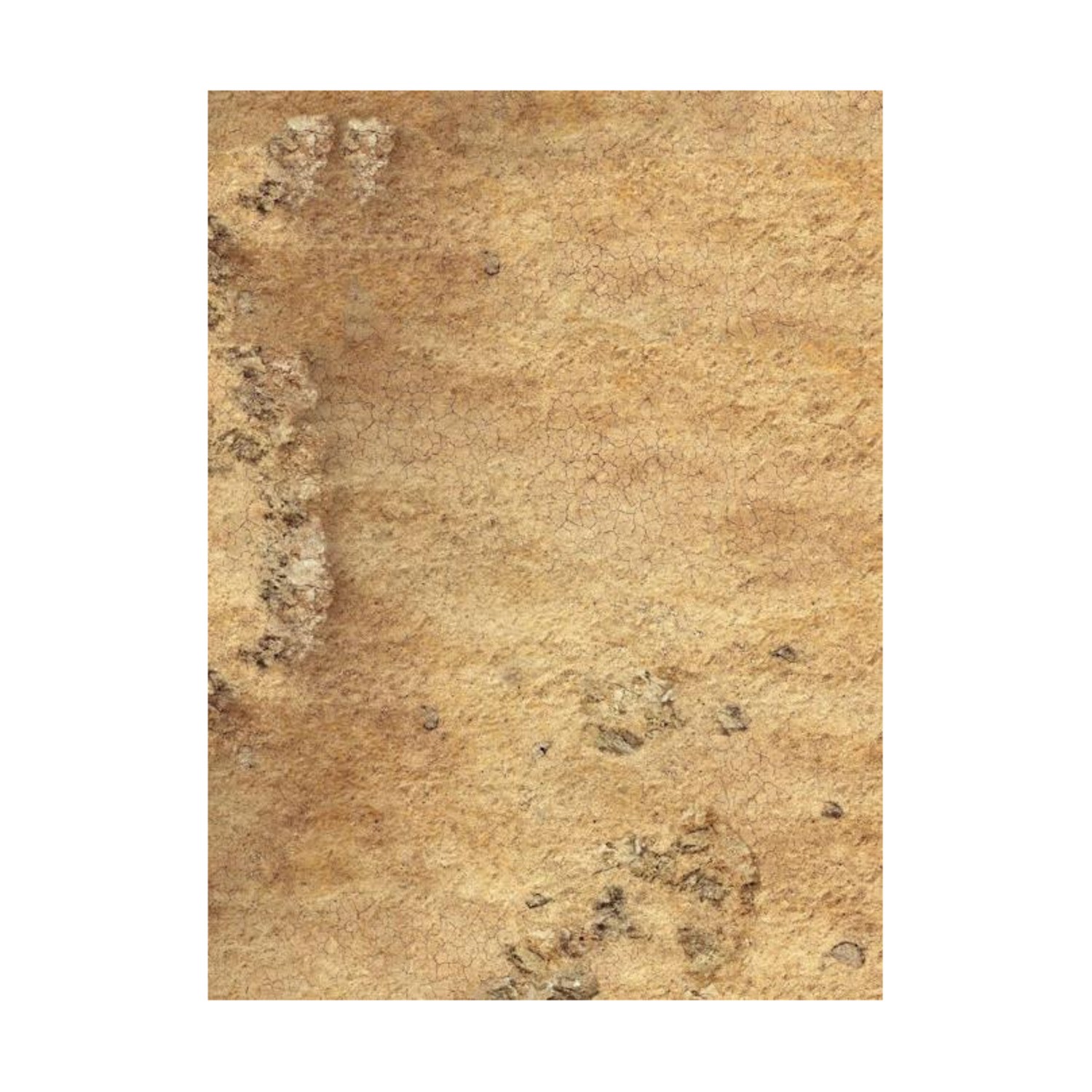 Lukas Schmi Battle Playm  44" x 60" Playmat - Rocky Desert (Anti-Slip Fabr New
