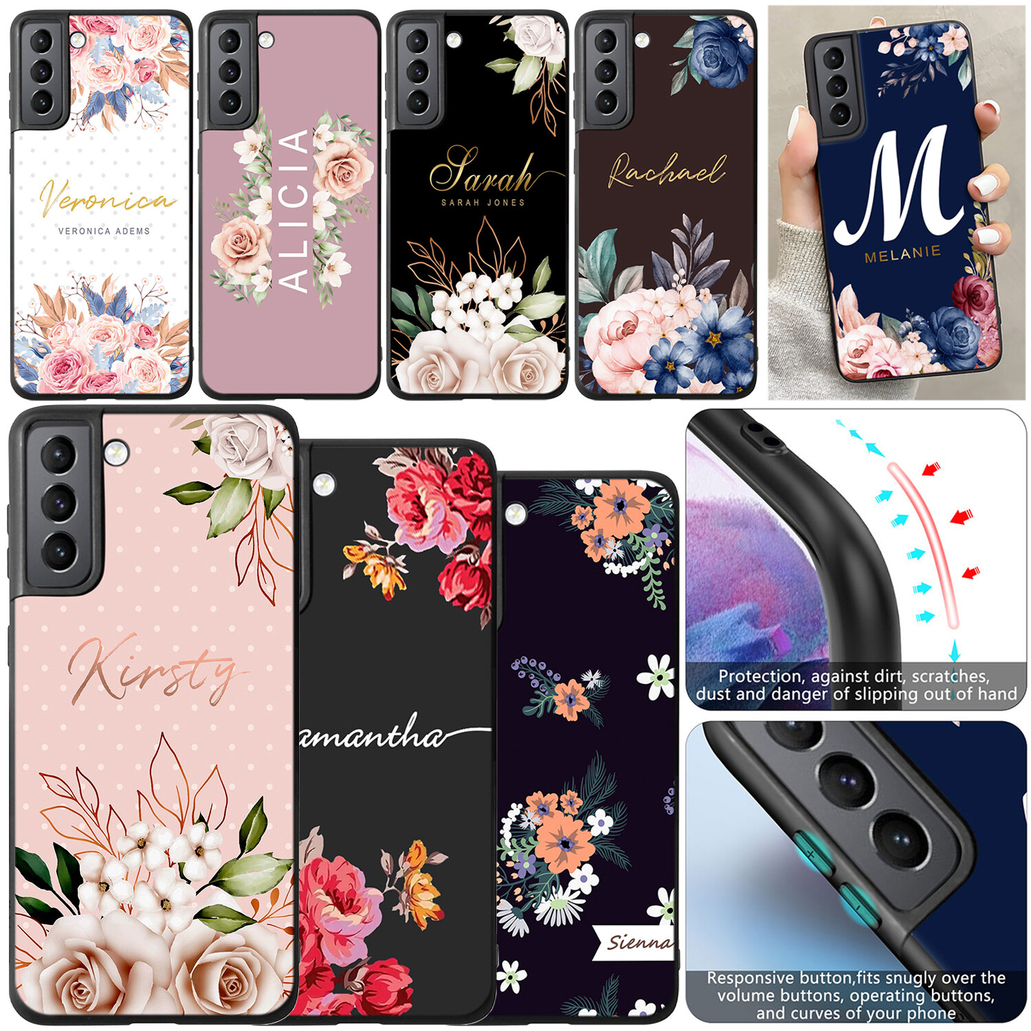 Personalised Unique Case For Samsung Galaxy S24 Ultra S23 S22 S21 FE Phone Cover