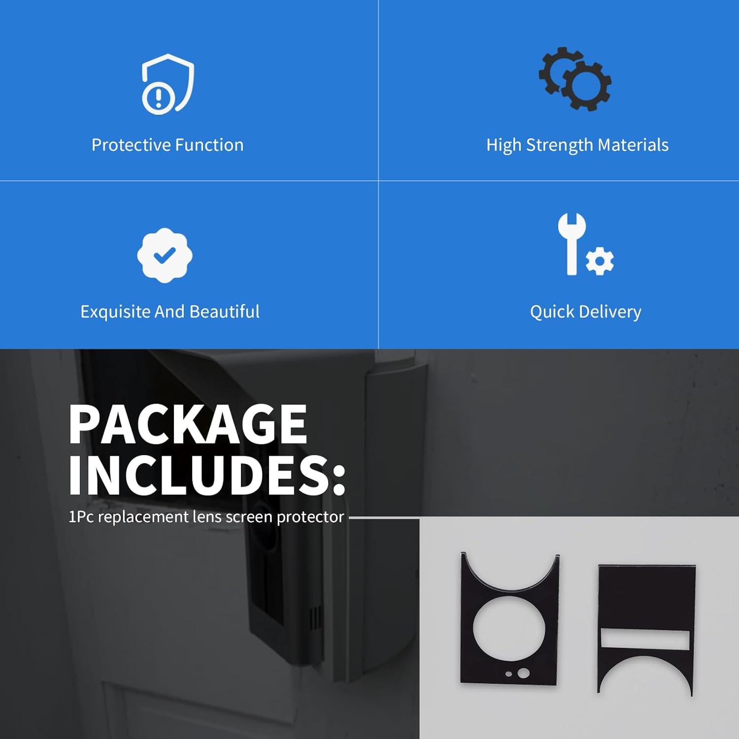 Replace Lens Screen Protector For Ring Doorbell Pro,Not For Ring Doorbell Pro 2