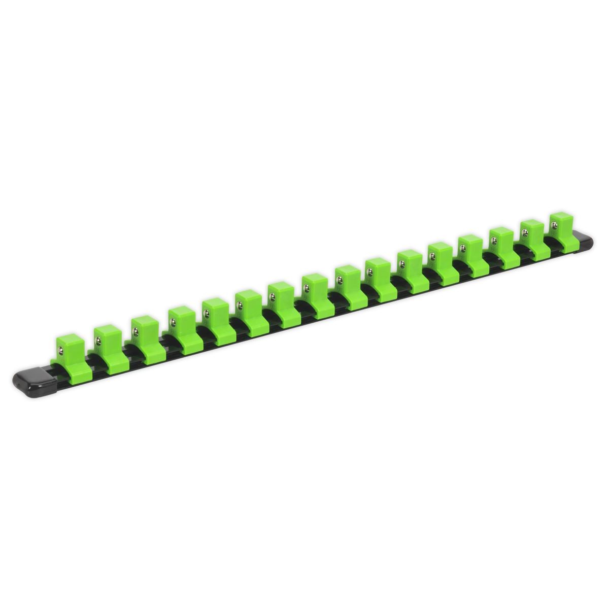 Sealey AK27054HV Socket Retaining Rail with 16 Clips 1/2"Sq Drive