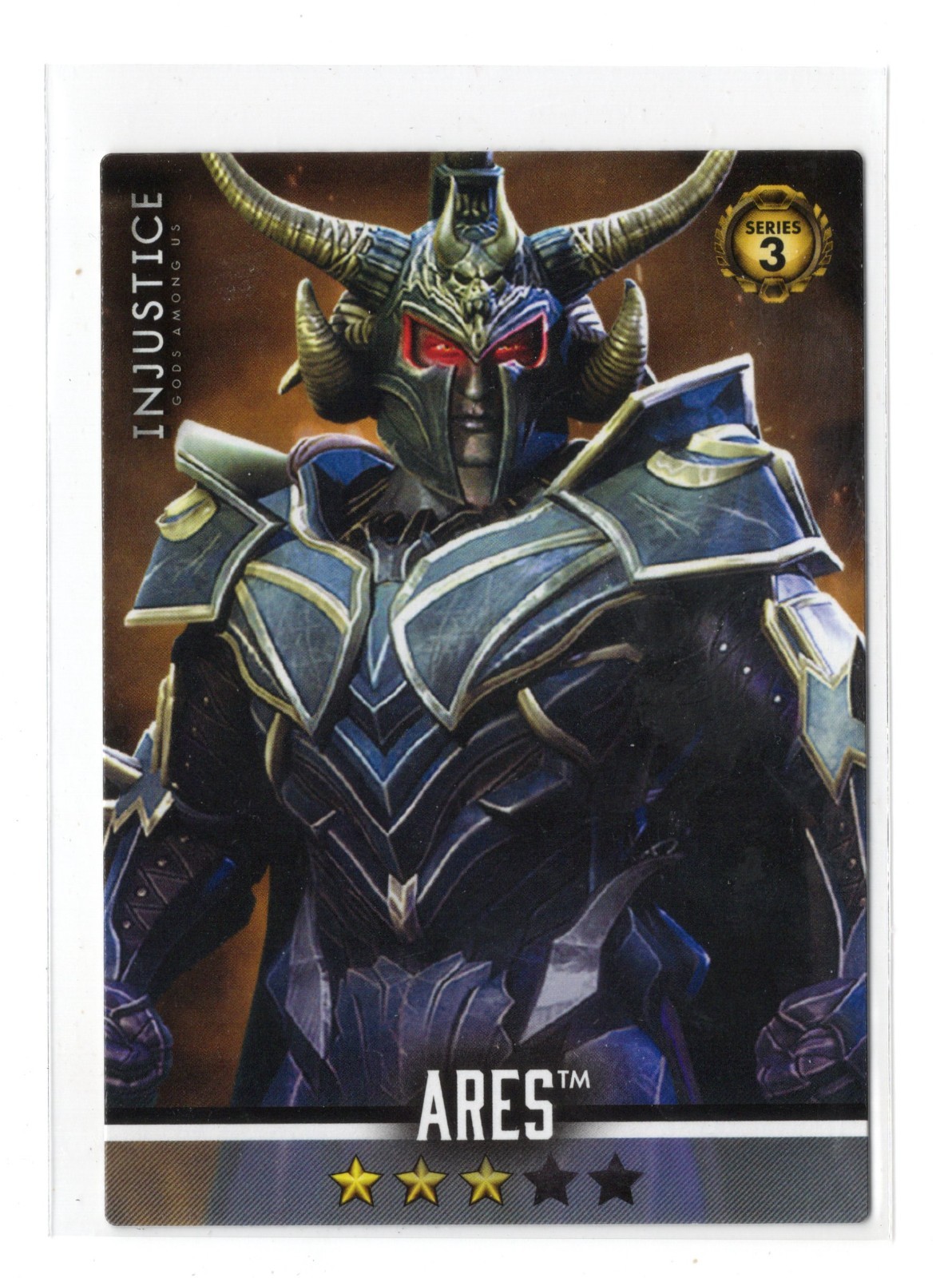 DC Injustice Gods Among Us Arcade Series 3 Ares Base Non Foil Card #52
