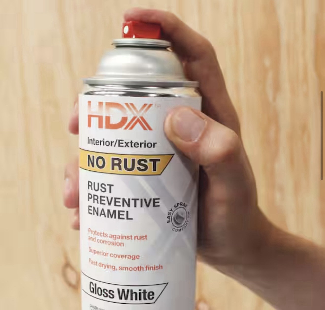 HDX 12 oz No Rust Gloss White Spray Paint