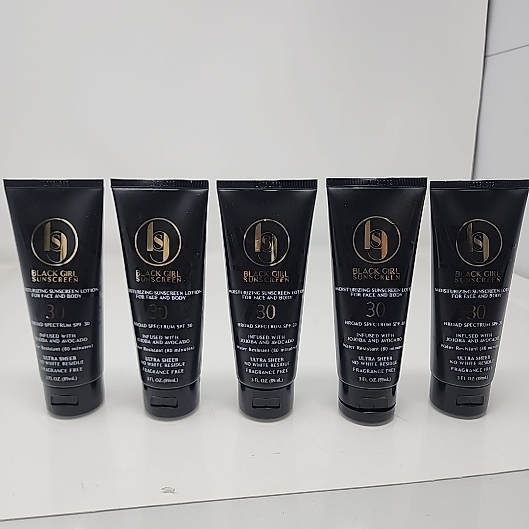 Black Girl Sunscreen Lotion SPF 30 - 3 fl oz -Exp 01/2027 - Lot of 5