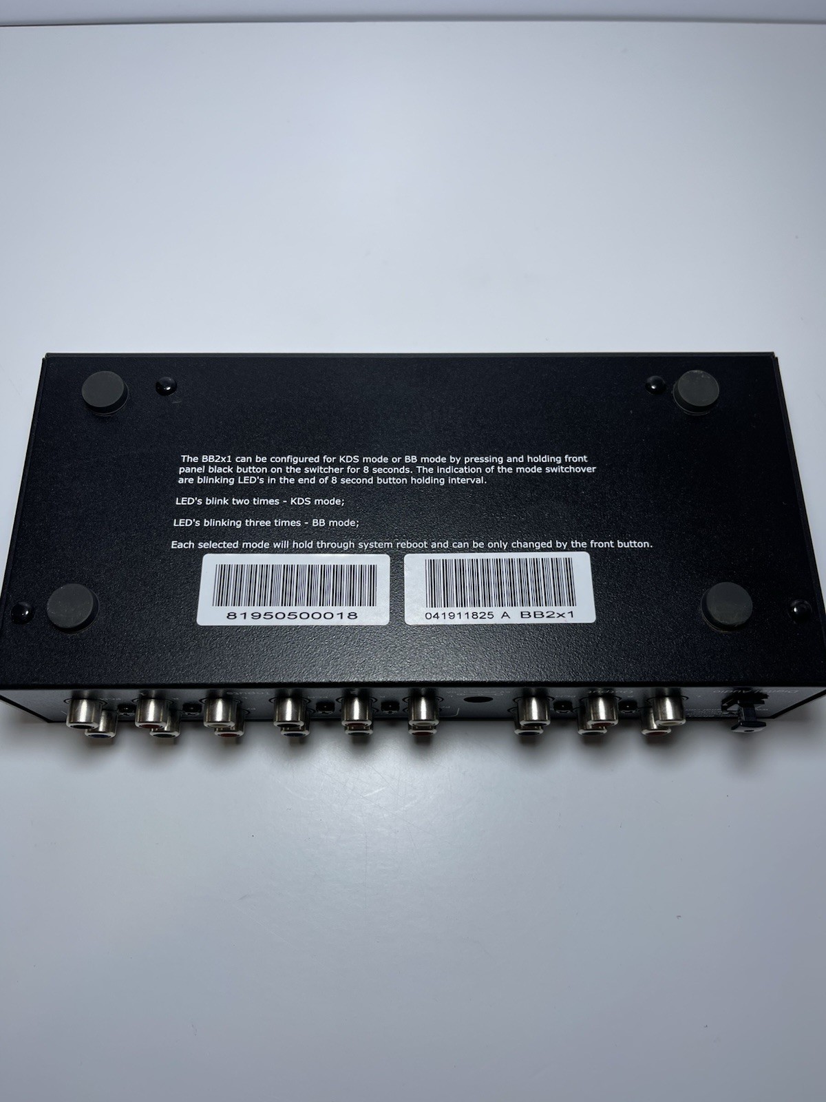 KeyDigital BB2x1 Switcher With Power Adapter