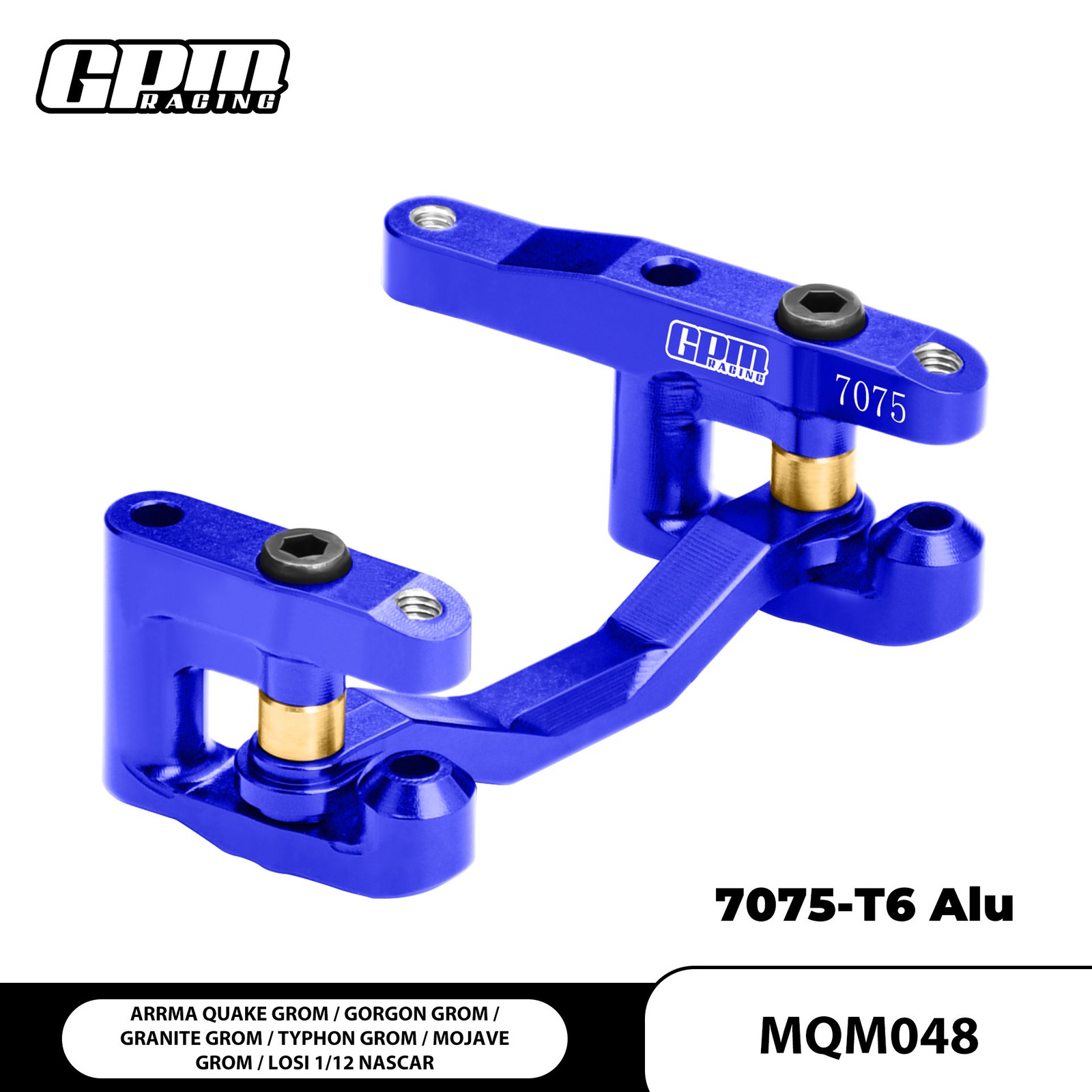 Aluminum Steering Assembly for LOSI 1/12 NASCAR RC Car Upgrade Parts Accessories