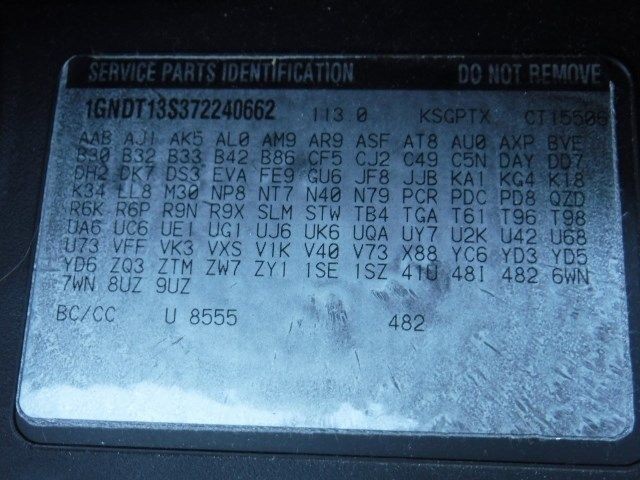 Chevrolet Trailblazer 2007 Left Fender Used 9104