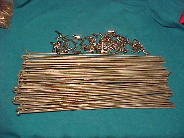 75 NOS  10 5/8" - 105 Gauge Vintage Heavy Duty Bicycle Spokes