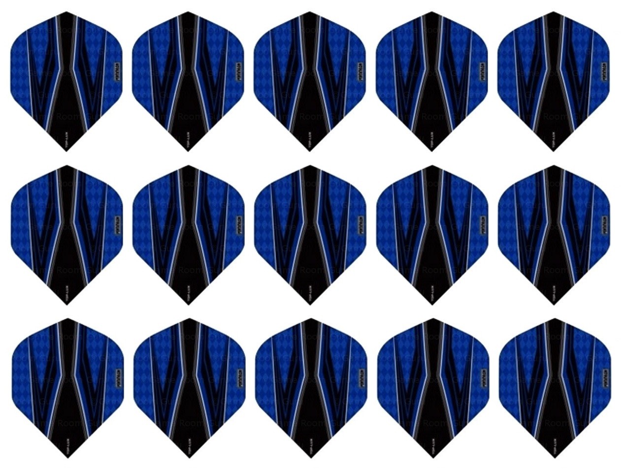 5 Sets Pentathlon TDP Lux Vizion Standard Dart Flights – Ships Tracking - Blue