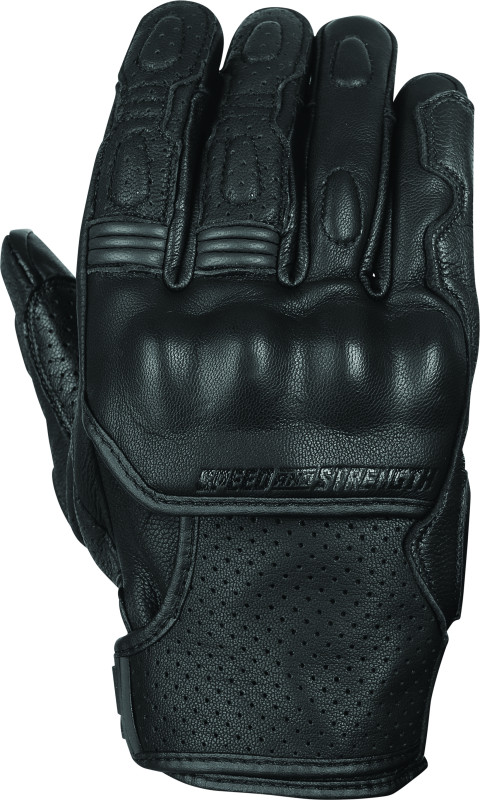 Speed and Strength Fits Twist Of Fate Leather Gloves Black - Large