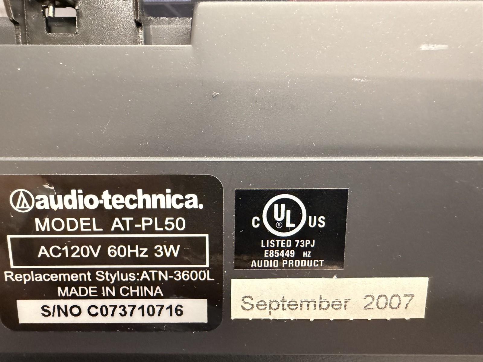 WORKING Audio-Technica AT-PL50 Automatic Turntable (SEE VIDEO!)
