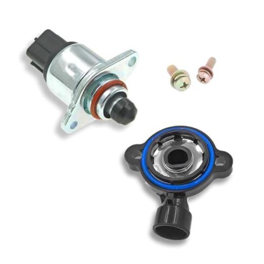 2 PCS Idle Control Valve Sensor, Throttle Position Sensor Four Pin Idle