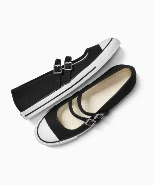 NEW Converse Chuck Taylor All Star Dainty Women Mary Jane Black Sneakers A11551C