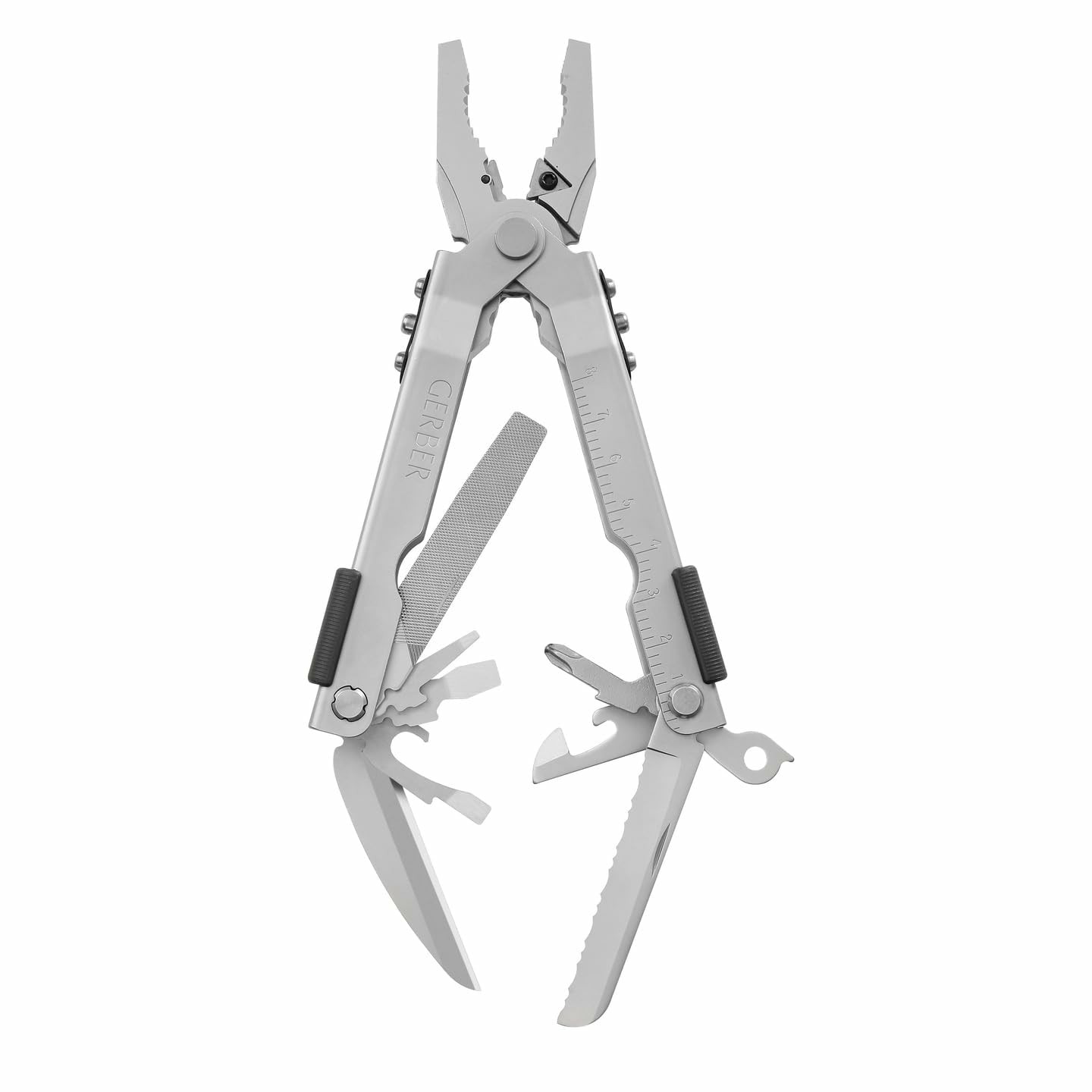 Gerber Gear Multi-Plier 600 Blunt Nose Multitool with 14 Tools - Includes Knife,