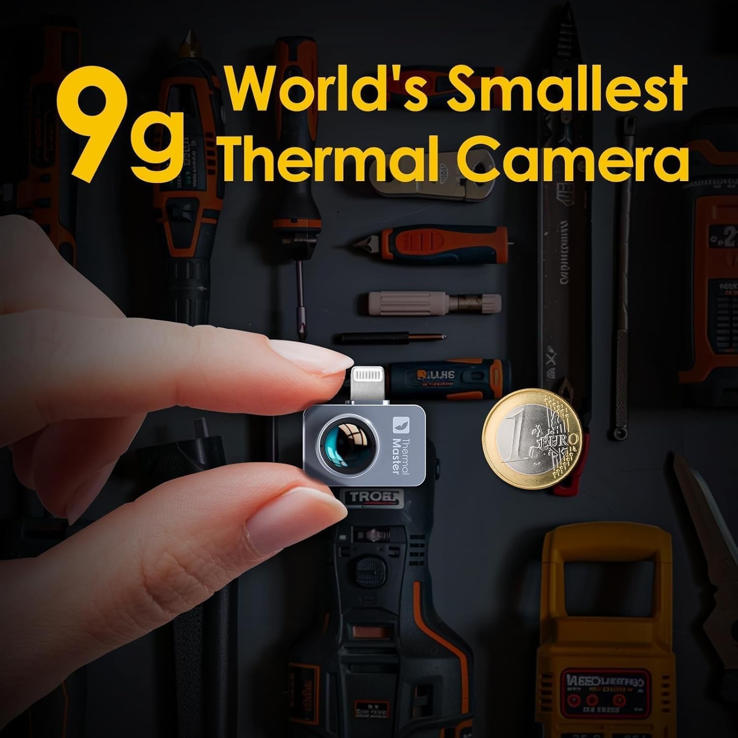 Thermal Camera for iPhone, P2 Pro Thermal Imager with Macro Lens, 512×384 I