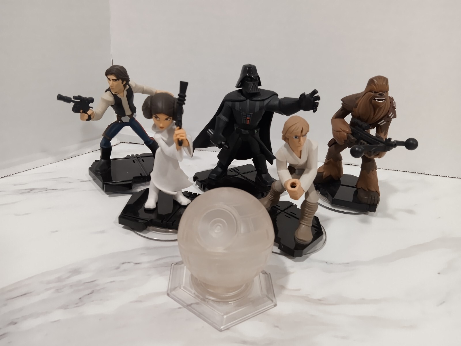 Disney Infinity 3.0 Star Wars 6 Piece Lot - Broken Lightsabers - TESTED