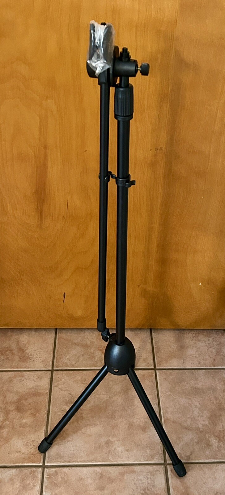 MICROPHONE STAND Tripod Floor Stand Adjustable Full Assembled RANDY JACKSON NOS