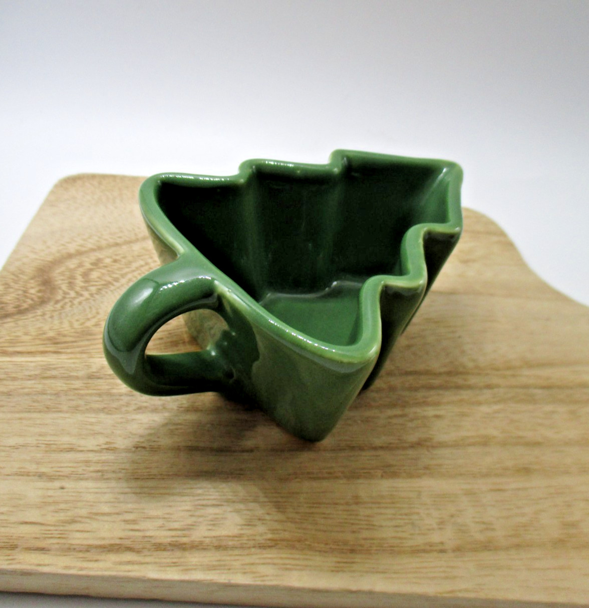 Christmas Ceramic tree bowl green 11×H4.5cm 90ml  natural kitchen
