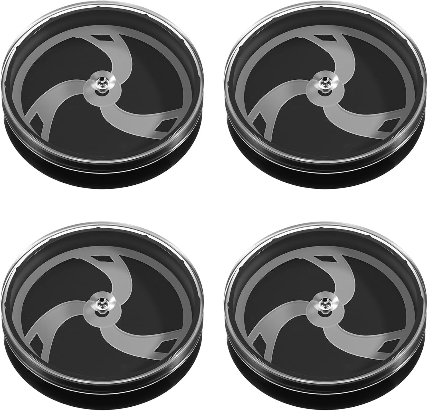 4 Pcs Portable Watch Storage Box for Watch Dials, Silicone round Watch Dial