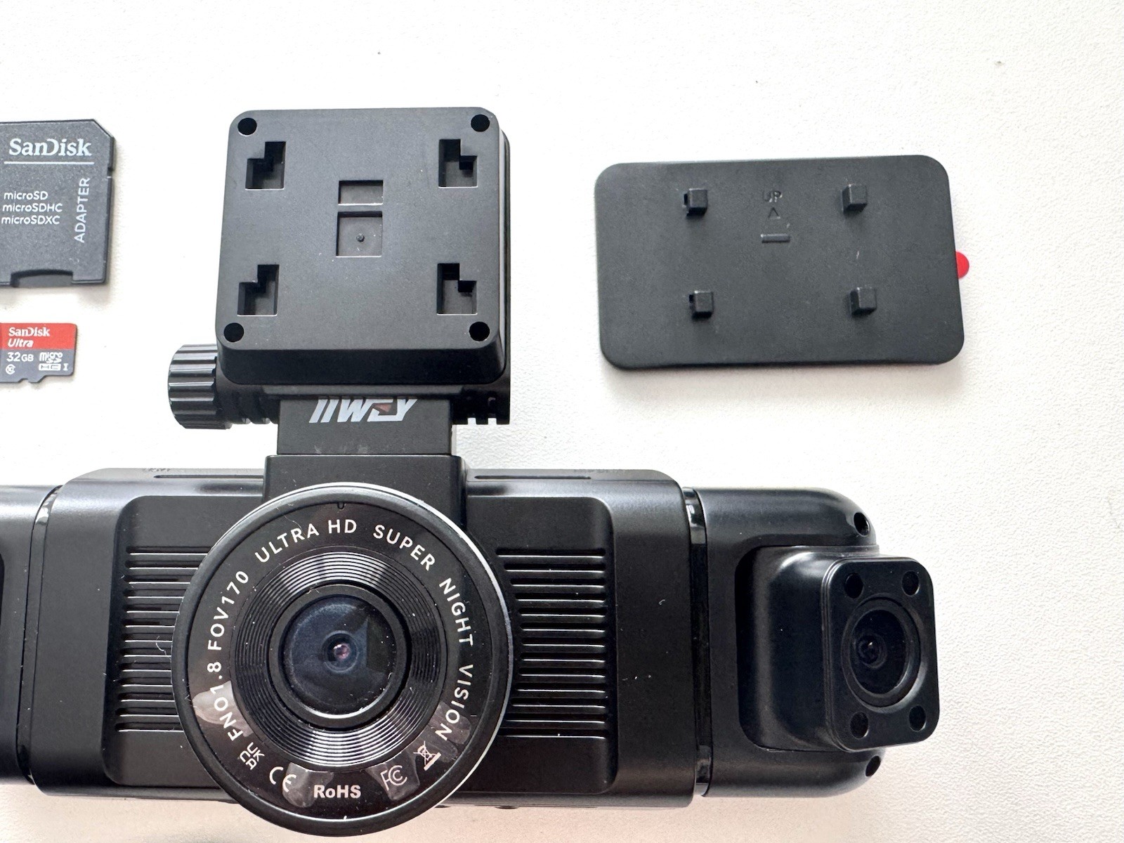 IIWEY N5 Multi-Channel Dash Cam – Front & Rear Cameras