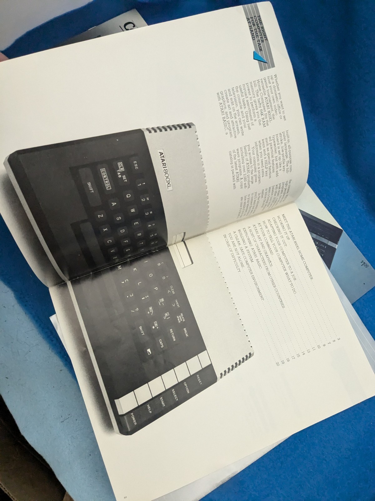 Vintage Atari Home Computer 800XL 1050 Owner's Guide Brochures