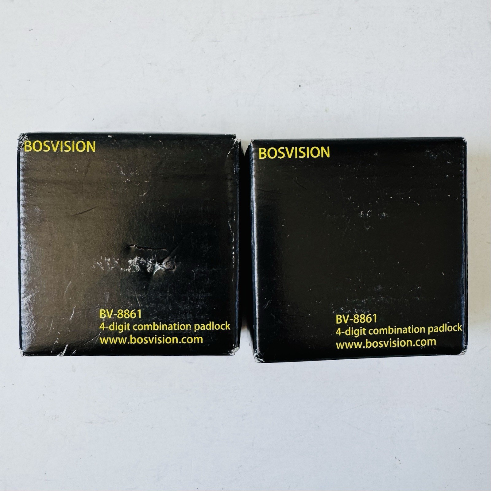 Bosvision Combination Lock for Locker Gates 64MM 4-DIGIT 7.8MM Shackle