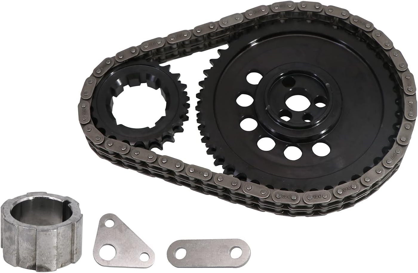7106 Steel Timing Chain Set Keyway Adjustable for Gen IV LS W/ 58X Reluctor