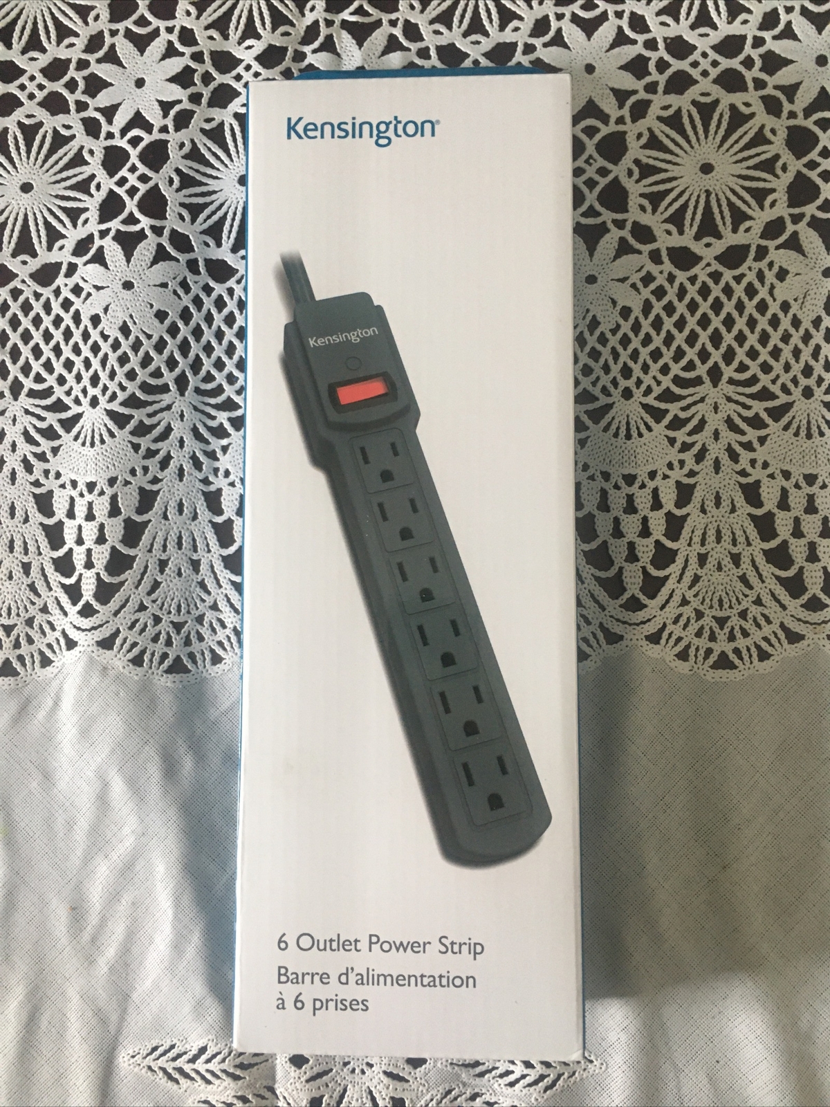 Kensington 6 Outlet Power Strip Gray (38214) 1543902 Brand New - Free Shipping