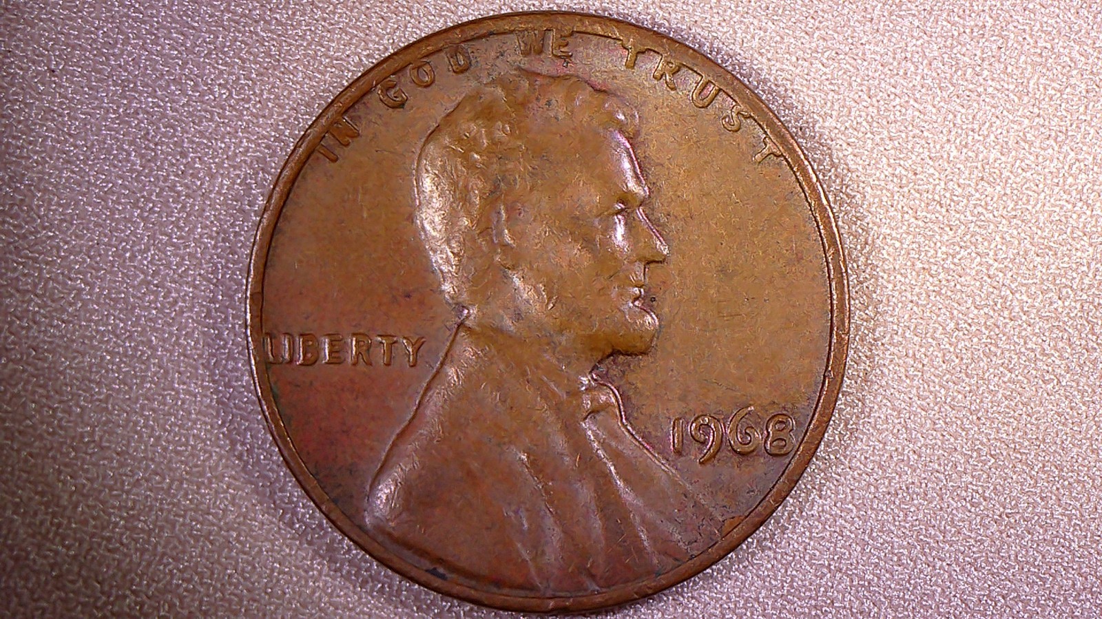 1963 Denver Lincoln Memorial Multi Error Penny  CIRCULATED , UNGRADED, Red/Brown