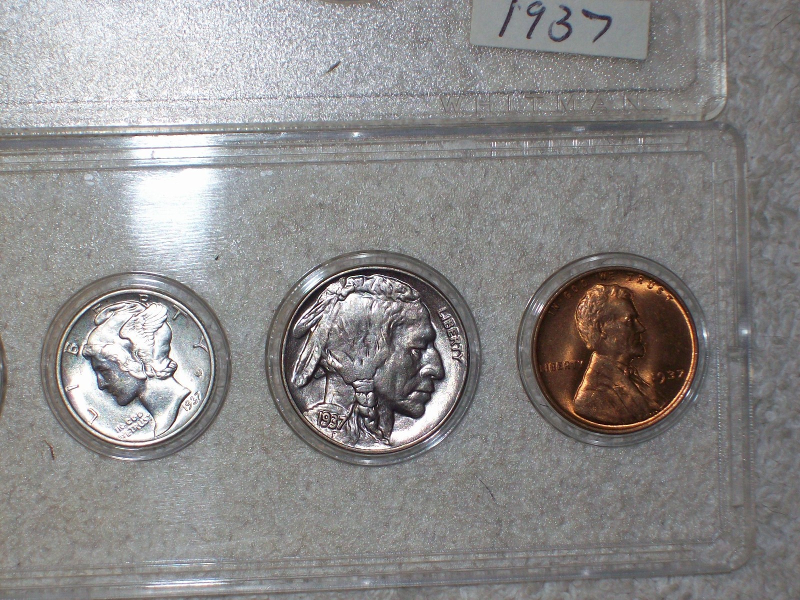 1937 MINT SET UNCIRCULATED PHILADELPHIA MINT