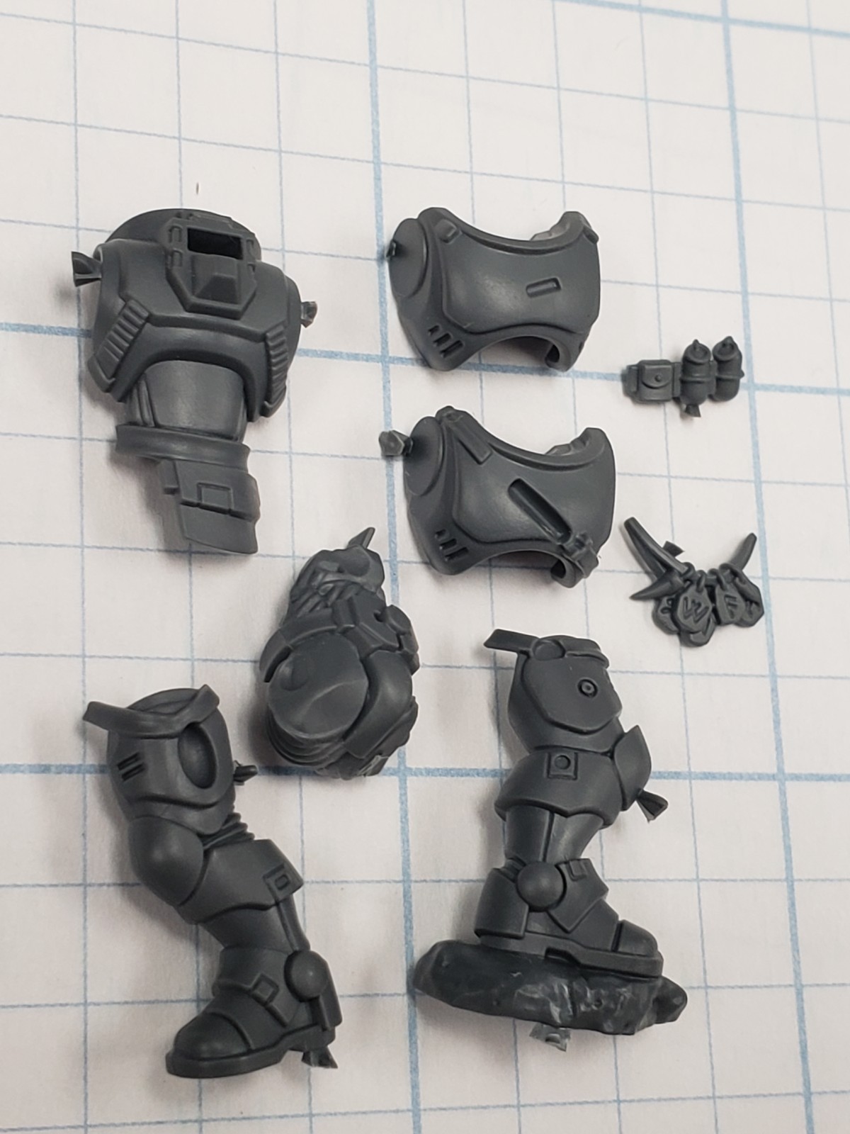 40k Space Wolves Bits Wolf Scout Kill Team Hunter Rune Priest Torso Legs #53