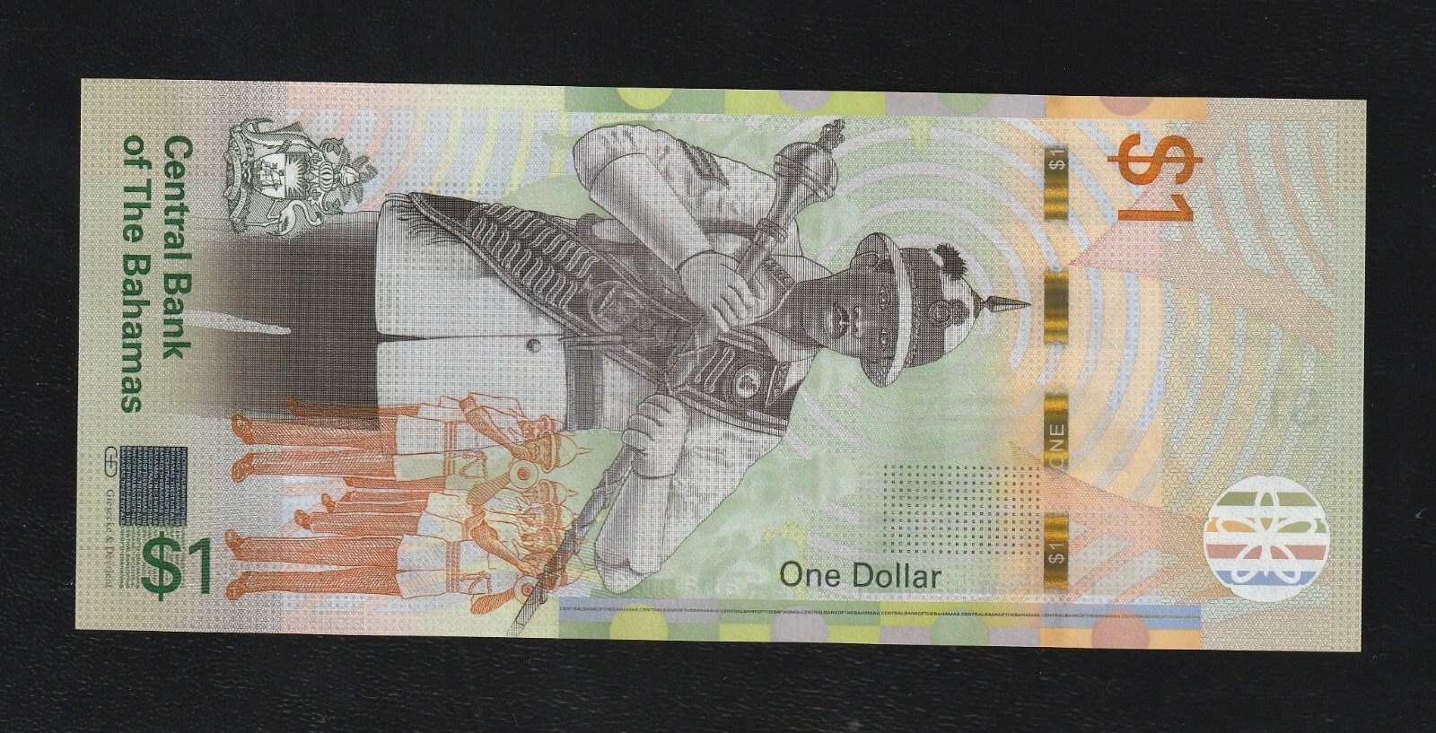 Bahamas, 1 dollar, 2017, P-77, Uncirculated Banknote