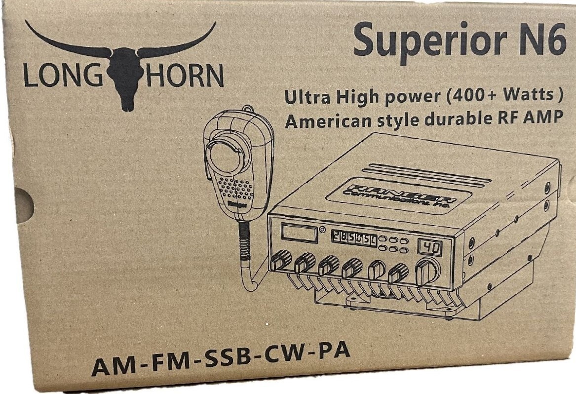 Ranger RCI Longhorn Superior N6 Ultra High Power 10 Meter Radio 400+ Watts  NEW