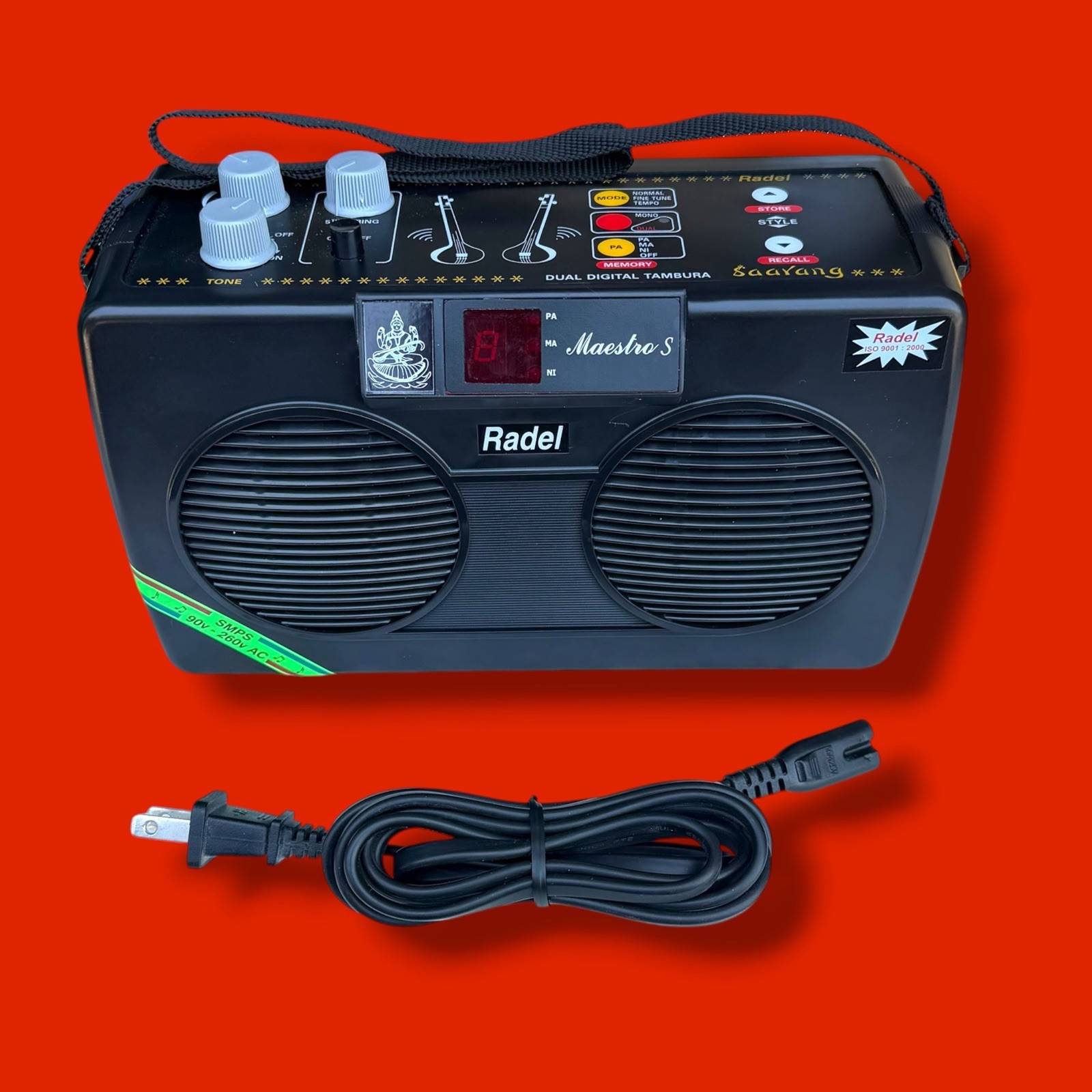 Radel Saarang Maestro S Dual Digital Tambura Indian Instrument - Tested