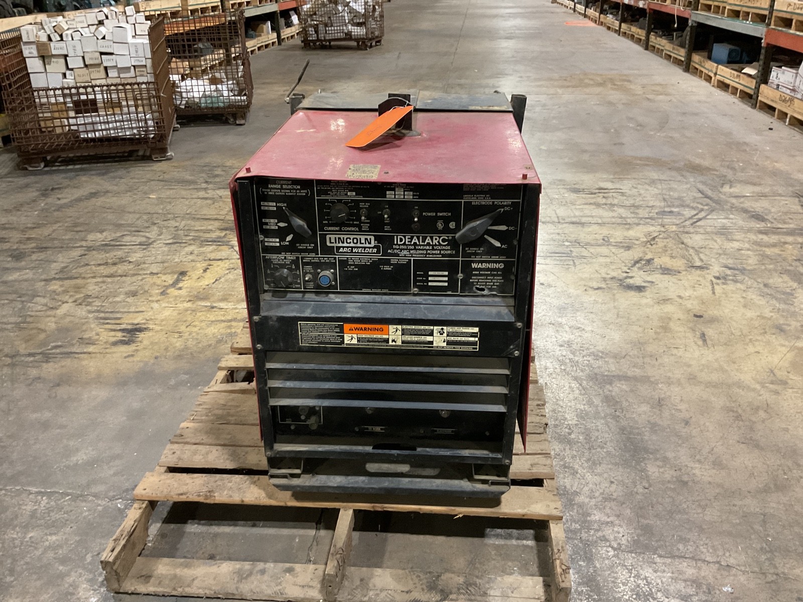 Lincoln Idealarc Tig 250/250 AC/DC Tig / Stick Welder 1PH TESTED!! #6MML15